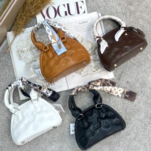 کیف دستی چرمی عسلی