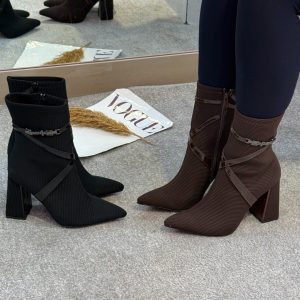 بوت پاشنه دار کبریتی ضربدری